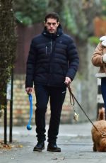 KELLY BROOK and Jeremy Parisi Out with Their Dog in Primrose Hill 11/29/2020