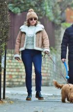 KELLY BROOK and Jeremy Parisi Out with Their Dog in Primrose Hill 11/29/2020