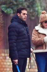 KELLY BROOK and Jeremy Parisi Out with Their Dog in Primrose Hill 11/29/2020