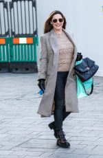 KELLY BROOK Arrives at Global Studios in London 12/08/2020