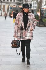 KELLY BROOK Arrives at Heart Radio in London 12/07/2020
