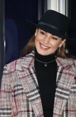 KELLY BROOK Arrives at Heart Radio in London 12/07/2020