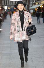 KELLY BROOK Arrives at Heart Radio in London 12/07/2020