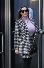 KELLY BROOK Arrives at Heart Radio Studios in London 12/01/2020