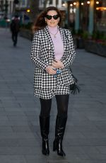 KELLY BROOK Arrives at Heart Radio Studios in London 12/01/2020