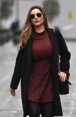 KELLY BROOK Leaves Global Studios in London 12/22/2020