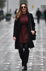 KELLY BROOK Leaves Global Studios in London 12/22/2020