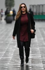 KELLY BROOK Leaves Global Studios in London 12/22/2020