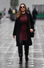 KELLY BROOK Leaves Global Studios in London 12/22/2020