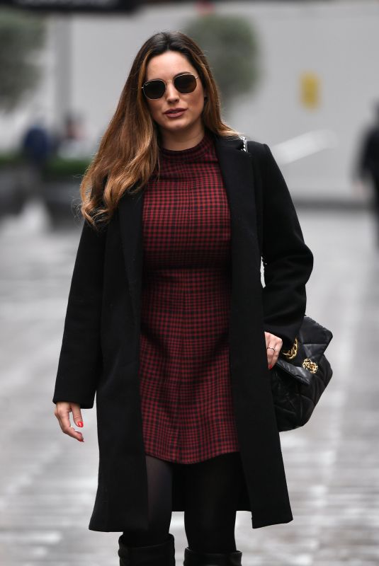 KELLY BROOK Leaves Global Studios in London 12/22/2020