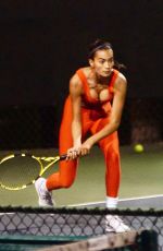 KELLY GALE Playing Tennis in Los Angeles 12/06/2020