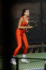 KELLY GALE Playing Tennis in Los Angeles 12/06/2020