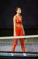 KELLY GALE Playing Tennis in Los Angeles 12/06/2020