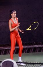 KELLY GALE Playing Tennis in Los Angeles 12/06/2020