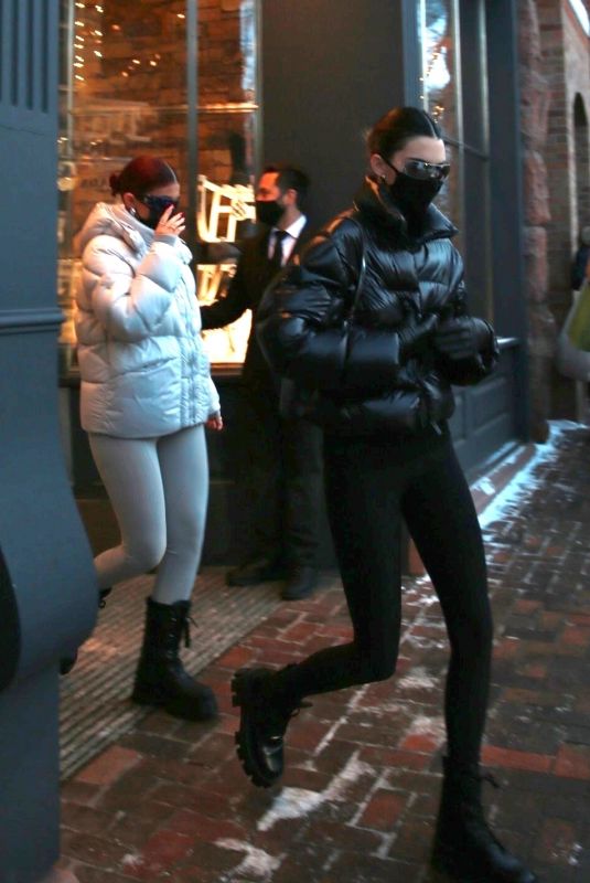 KENDALL and KYLIE JENNER Out Shopping in Aspen 12/30/2020