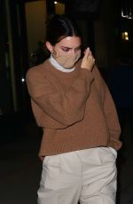 KENDALL JENNER Night Out in New York 12/03/2020