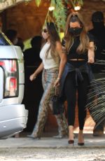 KHLOE and KIM KARDASHIAN Out in Malibu 12/12/2020