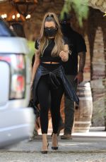 KHLOE and KIM KARDASHIAN Out in Malibu 12/12/2020