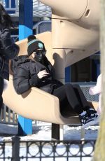 KHLOE KARDASHIAN at a Park in Boston 12/23/2020