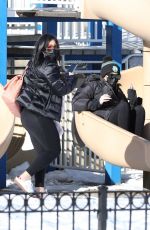KHLOE KARDASHIAN at a Park in Boston 12/23/2020