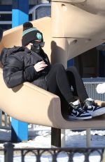 KHLOE KARDASHIAN at a Park in Boston 12/23/2020