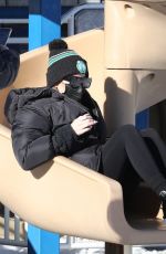 KHLOE KARDASHIAN at a Park in Boston 12/23/2020