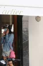 KIMORA LEE SIMMONS Out Shopping at Cartier in St. Barth 12/28/2020
