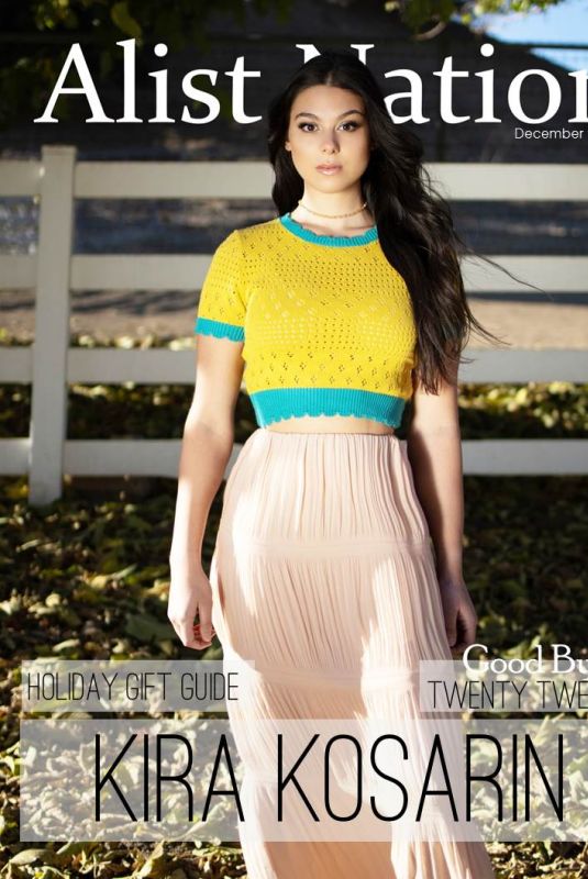 KIRA KOSARIN in A-list Nation Magazine, December 2020