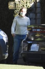 KRISTEN BELL Outside Her Home in Los Feliz 12/19/2020