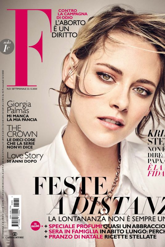 KRISTEN STEWART in F Magazine, December 2020