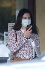 LANA DEL REY Leaves Il Tramezzino in Studio City 12/27/2020