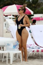 LARSA PIPPEN and MICHELLE POOCH in Swimsuits at a Beach in Miami 12/06/2020