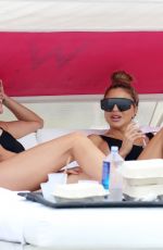 LARSA PIPPEN and MICHELLE POOCH in Swimsuits at a Beach in Miami 12/06/2020