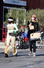 LAURA DERN Out with Daughter JAYA HARPER in Brentwood 12/26/2020