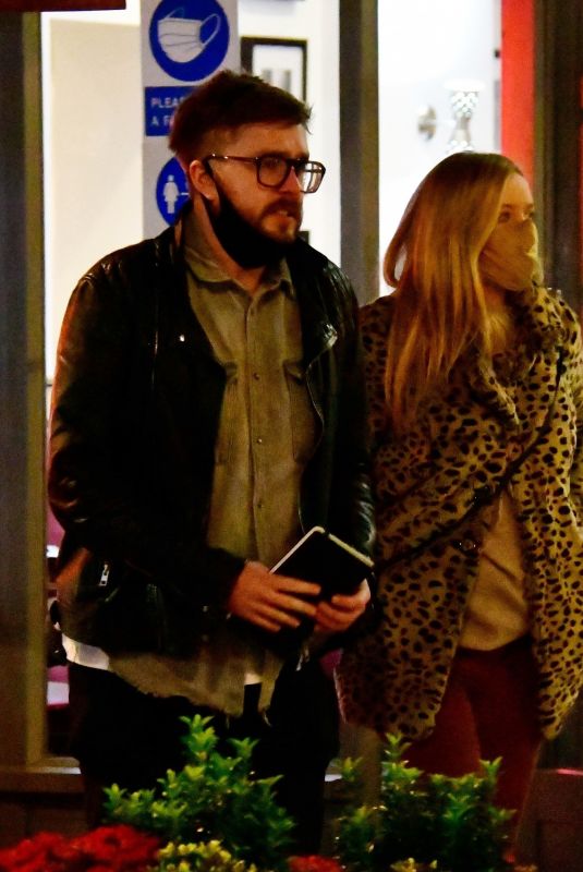 LAURA WHITMORE and Iain Dtirling Out in London 12/05/2020