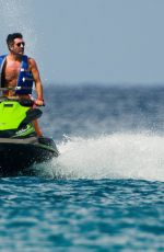 LAUREN SILVERMAN and Simon Cowell at Jet Ski Ride in Barbados 12/27/2020