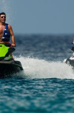 LAUREN SILVERMAN and Simon Cowell at Jet Ski Ride in Barbados 12/27/2020