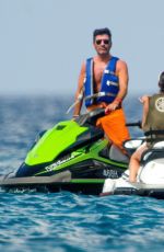 LAUREN SILVERMAN and Simon Cowell at Jet Ski Ride in Barbados 12/27/2020