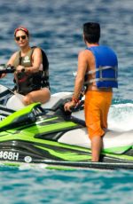 LAUREN SILVERMAN and Simon Cowell at Jet Ski Ride in Barbados 12/27/2020
