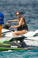 LAUREN SILVERMAN and Simon Cowell at Jet Ski Ride in Barbados 12/27/2020