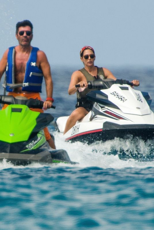 LAUREN SILVERMAN and Simon Cowell at Jet Ski Ride in Barbados 12/27/2020