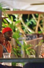 LAUREN SILVERMAN, SINITTA and Simon Cowell Out for Dinner in Barbados 12/27/2020