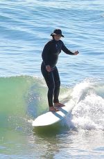 LEIGHTON MEESTER in Wetsuit Surfing in Malibu 12/15/2020