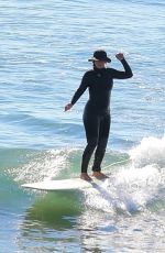 LEIGHTON MEESTER in Wetsuit Surfing in Malibu 12/15/2020