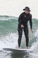 LEIGHTON MEESTER in Wetsuit Surfing in Malibu 12/27/2020