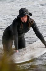 LEIGHTON MEESTER in Wetsuit Surfing in Malibu 12/27/2020