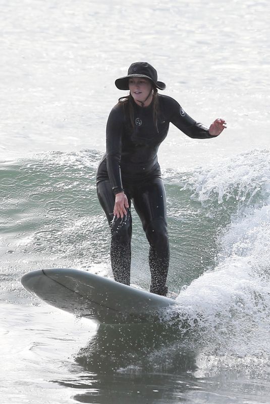 LEIGHTON MEESTER in Wetsuit Surfing in Malibu 12/27/2020