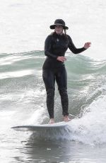 LEIGHTON MEESTER in Wetsuit Surfing in Malibu 12/27/2020