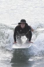 LEIGHTON MEESTER in Wetsuit Surfing in Malibu 12/27/2020