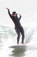 LEIGHTON MEESTER in Wetsuit Surfing in Malibu 12/27/2020